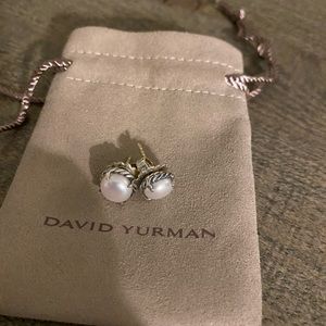 David Yurman Pearl Earrings